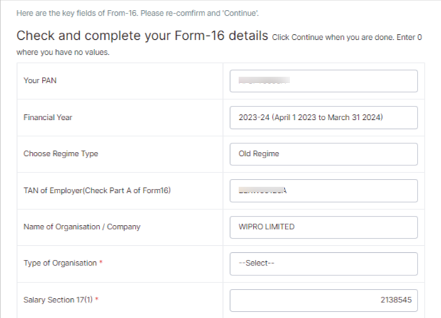 Upload Form 16 Through MyITreturn And File Your Tax Return In Minutes ...