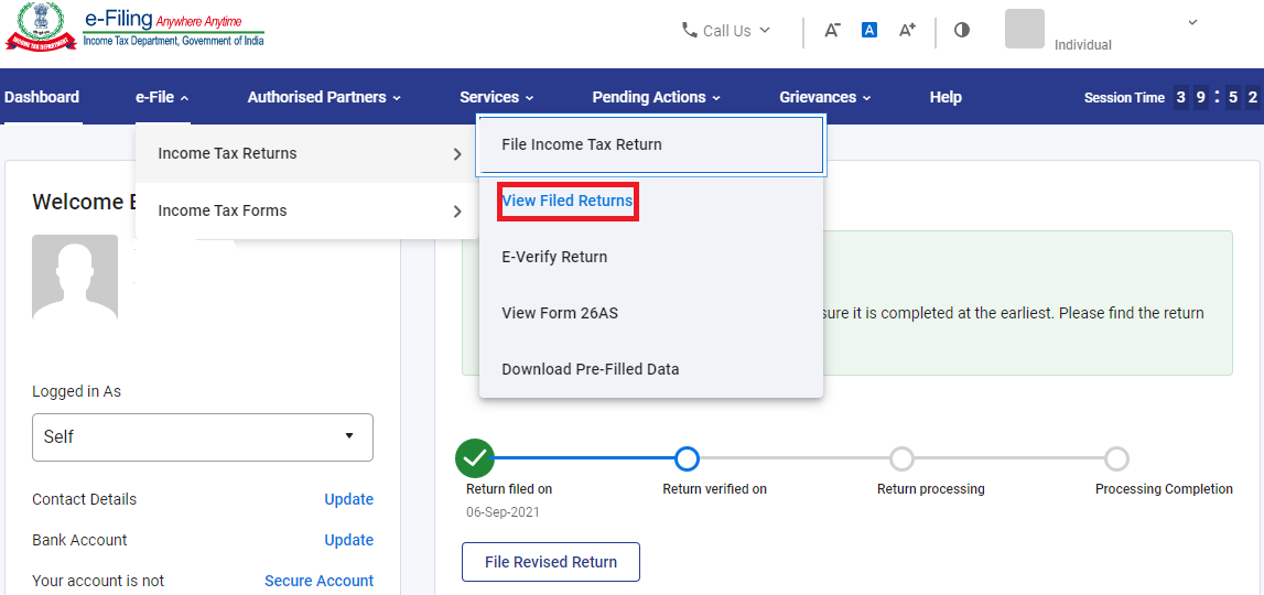 How To File Return Through Income Tax Portal By Uploading Json Myitreturn Help Center